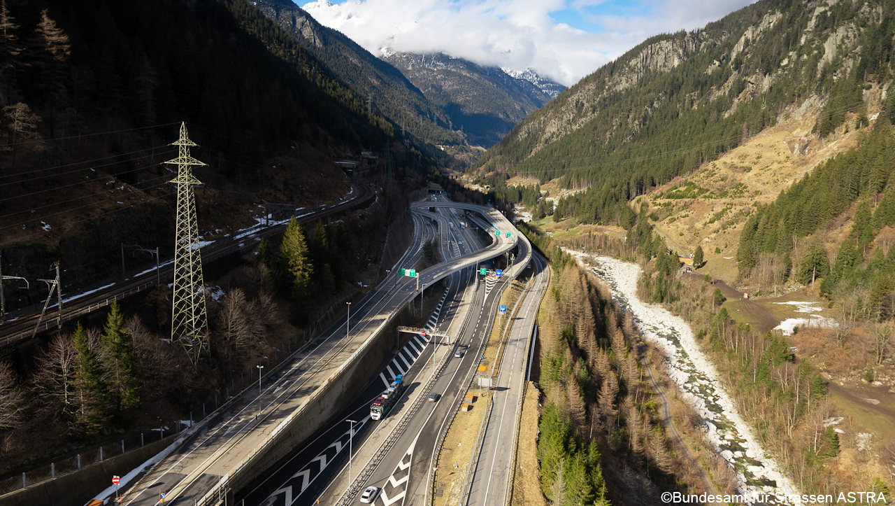 Erhaltungsprojekt A2 Amsteg Göschenen